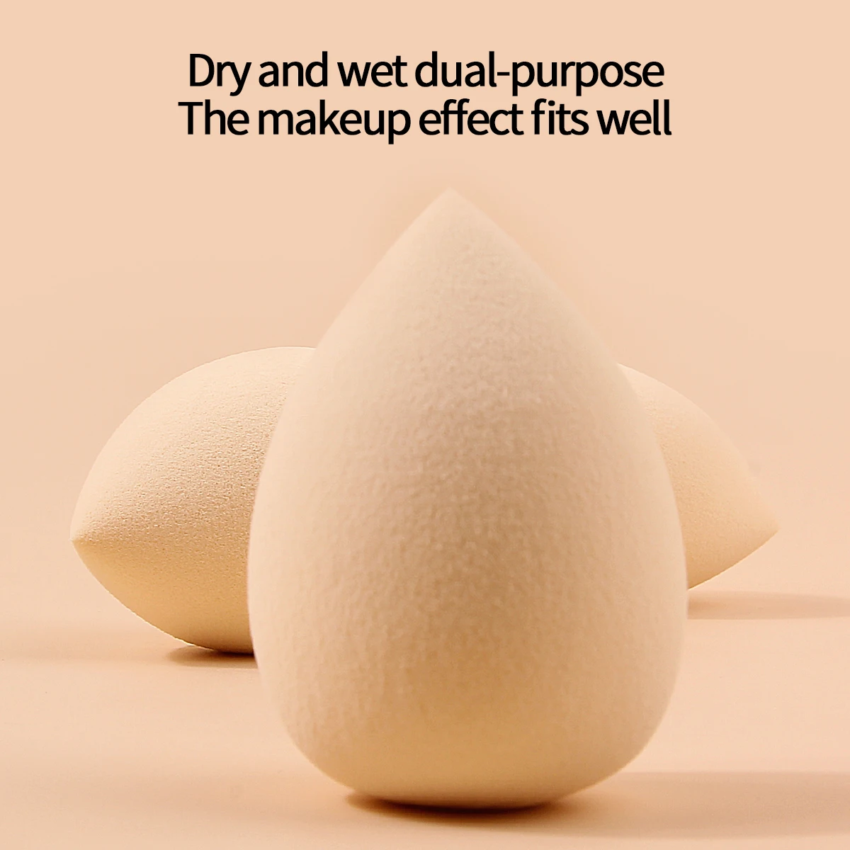 Éponge de maquillage pratique super douce de grande taille, œuf de beauté, sans collage de poudre, outil de maquillage professionnel, 12/20/25/30/25/100 pièces