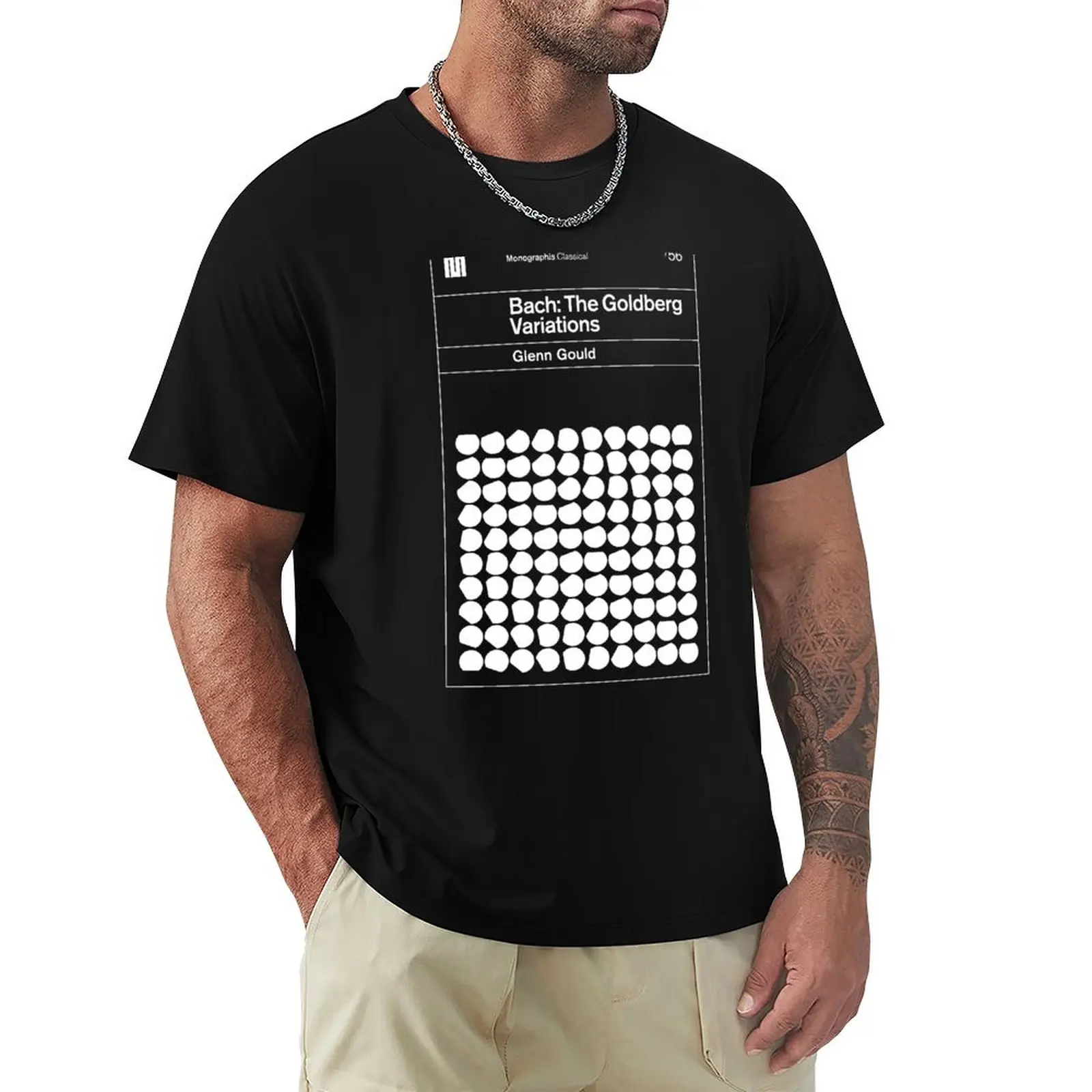 Glenn Gould — Goldberg Variations T-Shirt Simple Graphic Design T-Shirt