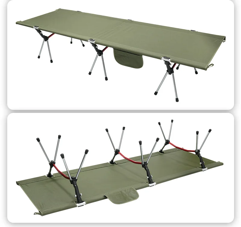 

Folding Camp Bed Camping Cots For Portable Lightweight Outdoor Hiking Backpacking Travel Tent Sleeping Cot Foldable Ultralight