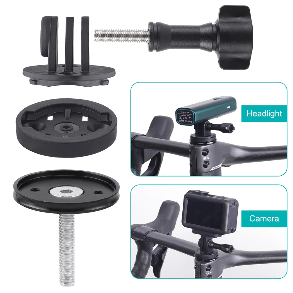حامل كاميرا الدراجة مقاوم للماء للدراجة، حامل عداد السرعة متعدد الوظائف لركوب الدراجات للرياضات الخارجية #5