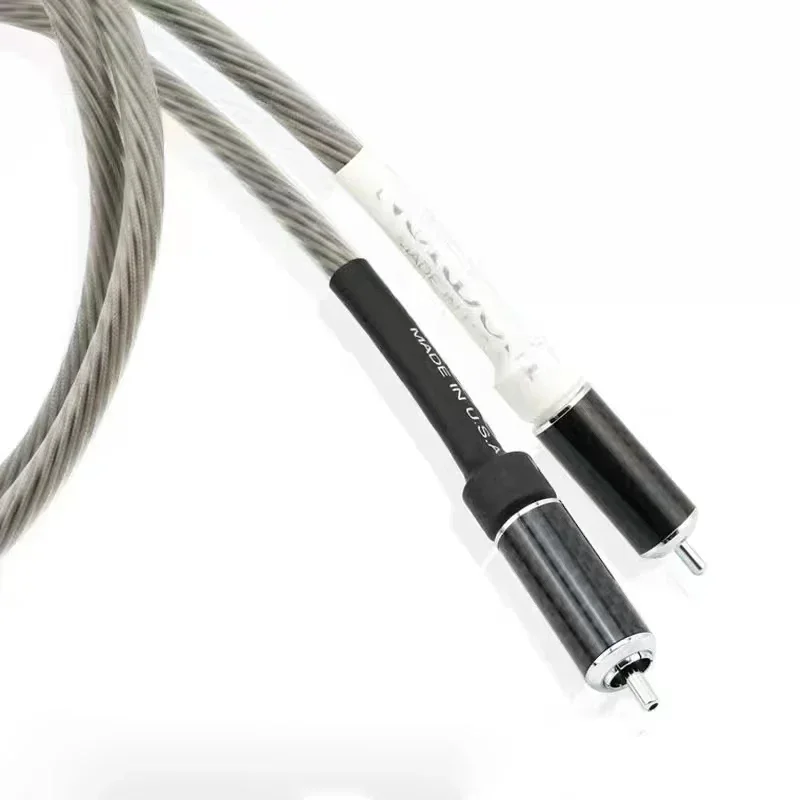 زوج من كابل Nordost Odin 7N المطلي بالفضة RCA 12 النوى HiFi Audio XLR خط ربط متوازن
