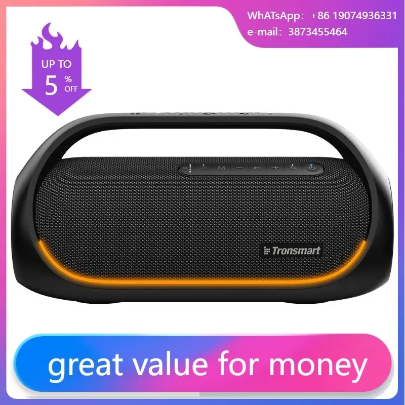 

Biggest Powerful Power Speaker60W Bang SoundPulse Technology Delivers Max Power Of 60W Smart Computer Bass Speaker