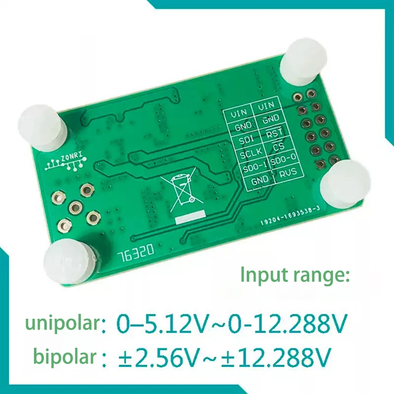 

ADS8689 16-битный модуль АЦП SAR 100 кг, одиночный биполярный вход 2,56-12,288 В