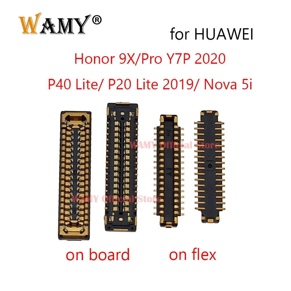 

Разъем FPC для ЖК-дисплея для HUAWEI Honor 9X/Pro Y7P 2020/P40 Lite/P20 Lite 2019/Nova 5i на материнской плате/флекс-кабель