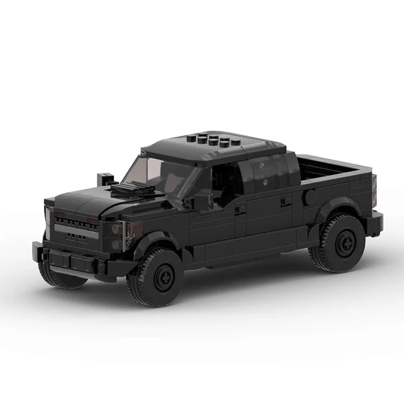 MOC-113533 Pickup  car Model Series Patchwork Small Building Block Assemble Toy Set Gift Boy