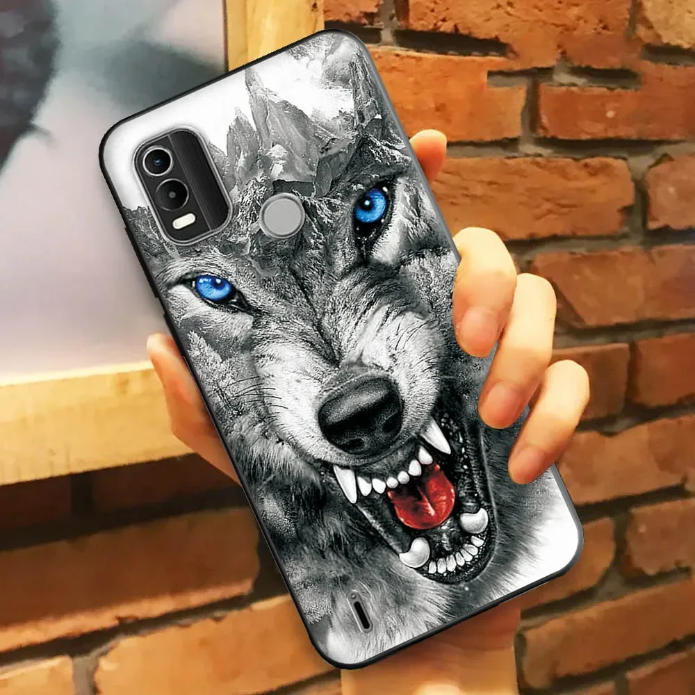 For Nokia C21 Plus Case Shockproof Phone Cases For Nokia C21 C 21 Plus Cool Marble Black Silicone Back Cover C21Plus 2022 Shells