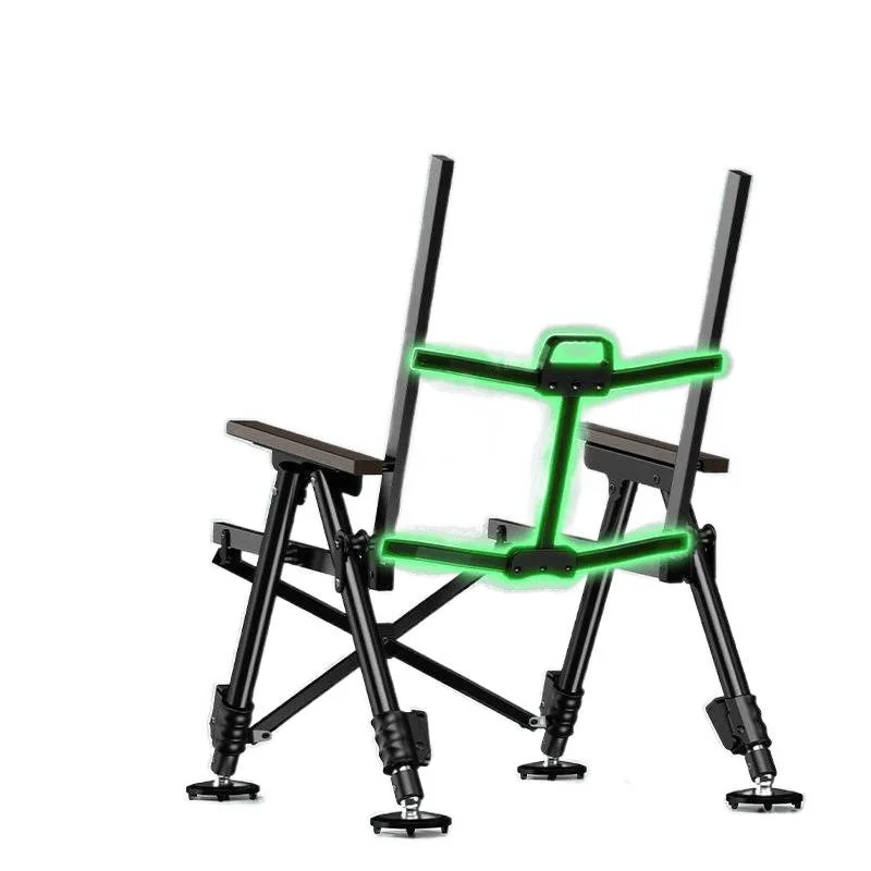 New European Ultralight Folding Fishing Chair Portable All-Terrain for Carp Fishing & Outdoor