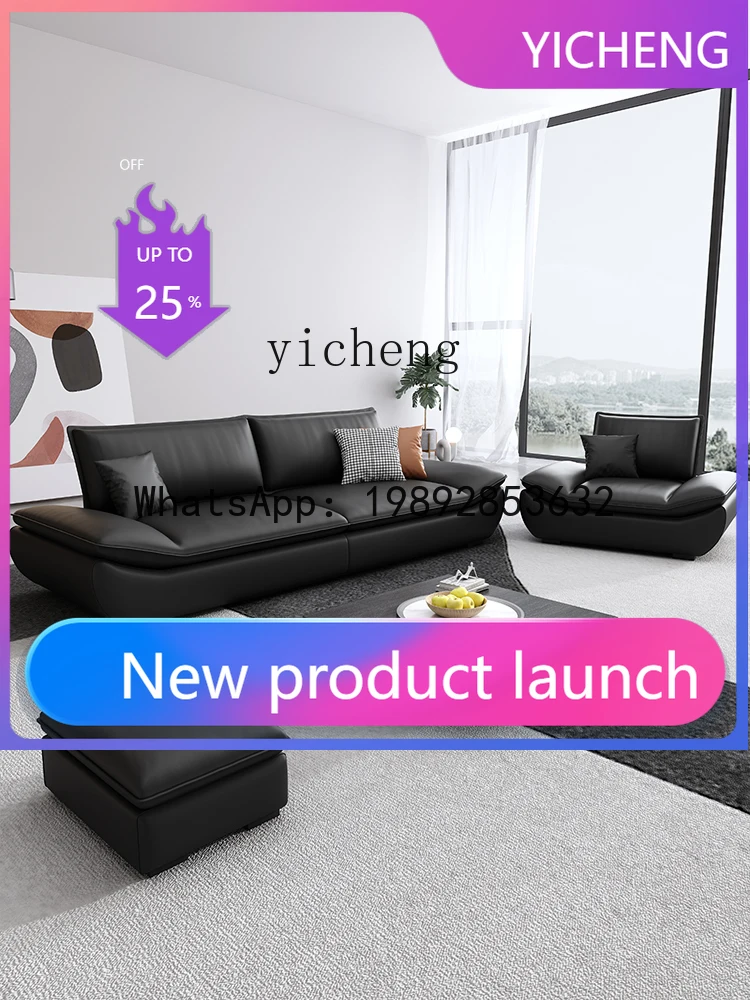 

Office Sofas Coffee Table Combination Simple Modern Business Reception Sofa Three-Seat