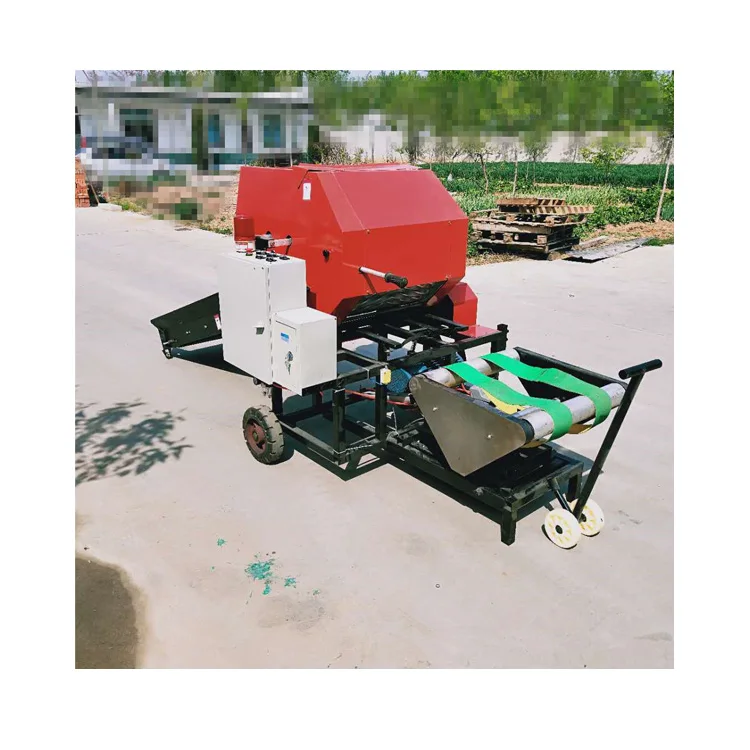 automatic round silage baler and wrapper machine corn silage baler machine in pakistan/silage packing machine square baler