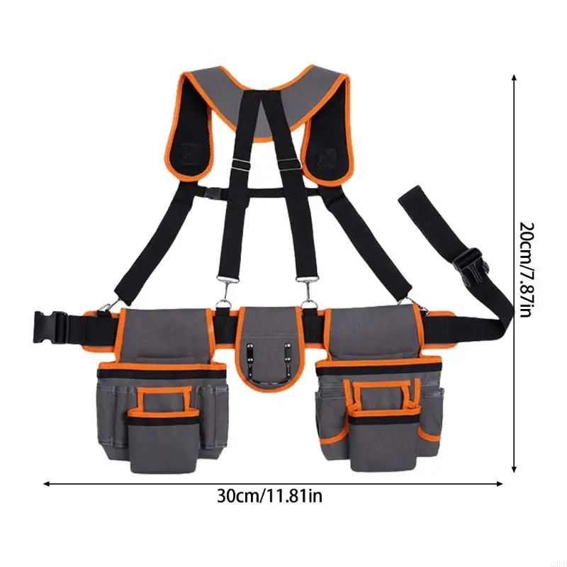 Cintura organizzatori strumenti magnetici multiuso k9fb per costruzione del giardinaggio regolabile