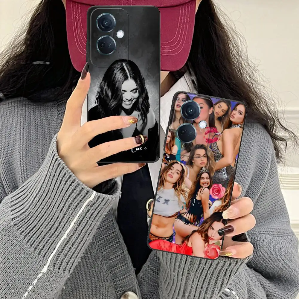 Addison Rae حافظة هاتف محمول ل ممن لهم رينو 14 13 12 11 10 9 8 7 6 5 F T Pro 5G غطاء الطباعة الملونة غطاء جميل الهاتف الذكي #4