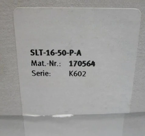 

Brand New SLT-16-50-P-A 170564 Adequate inventory and quality assurance Fast transport