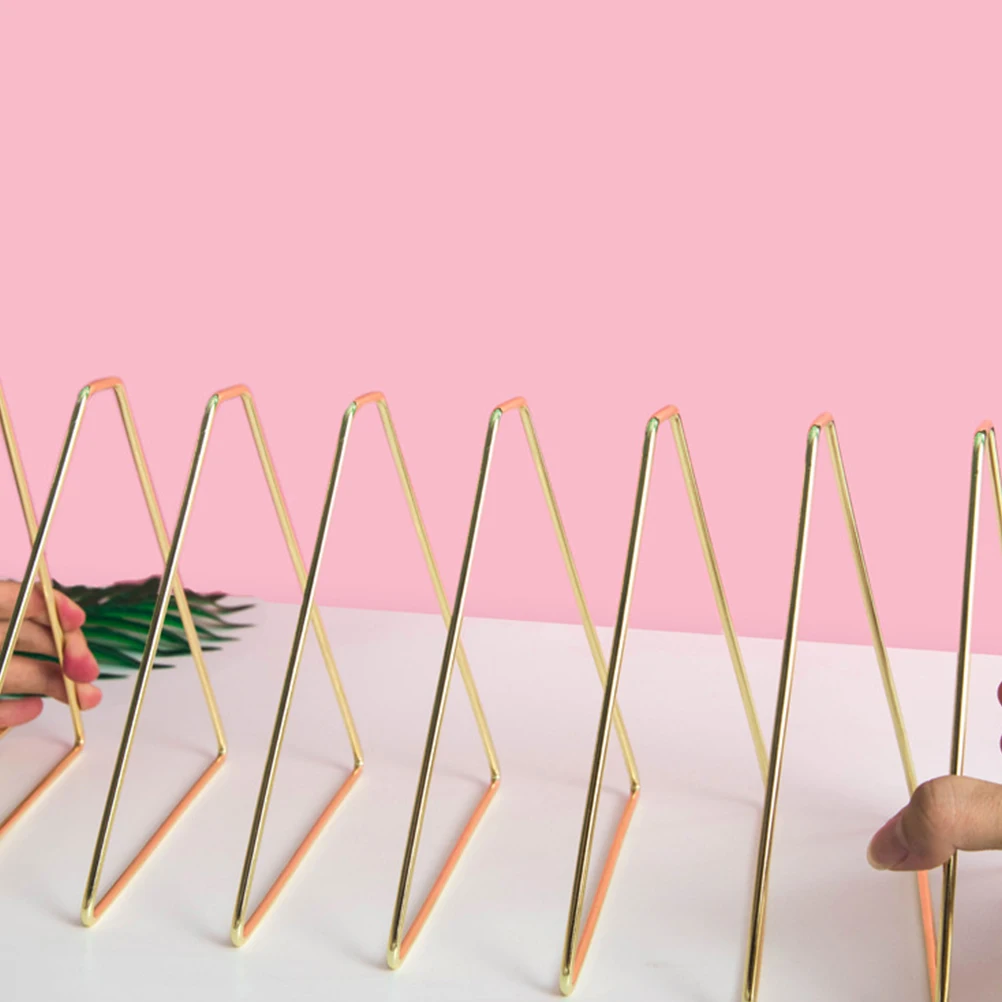 

Adjustable Golden Metal Book Ends For Books Magazines Files Organizer Stand Shelf Desk Home Office Library Decor Bookends