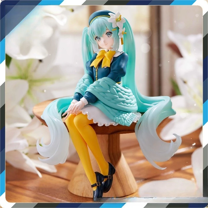 HATSUNE MIKU Lily Fairy Flower Elf Instant Noodle Druckperiphere Ornamente Pixiv Trendy Play Anime Figur Bandai Banpresto