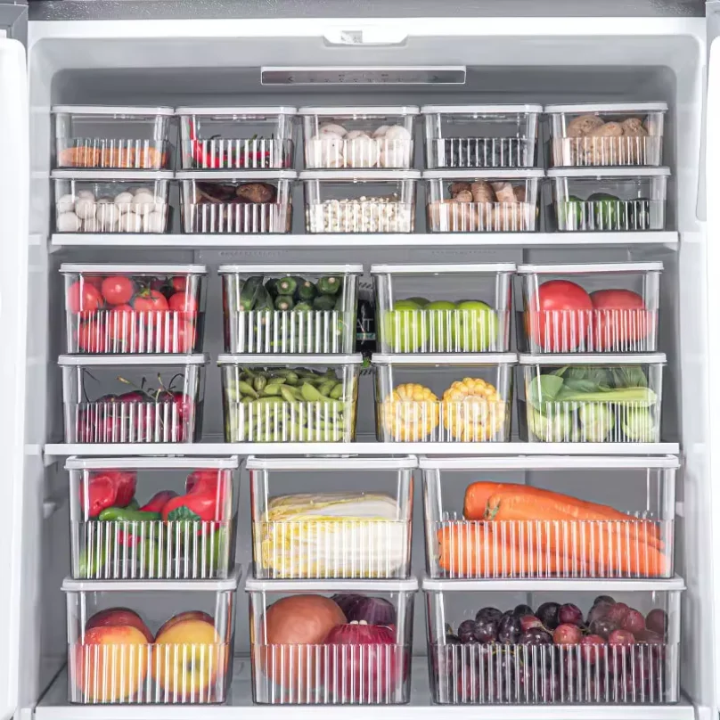 Przezroczysty organizer do lod – Food Storage With Dividers recenzja i cena