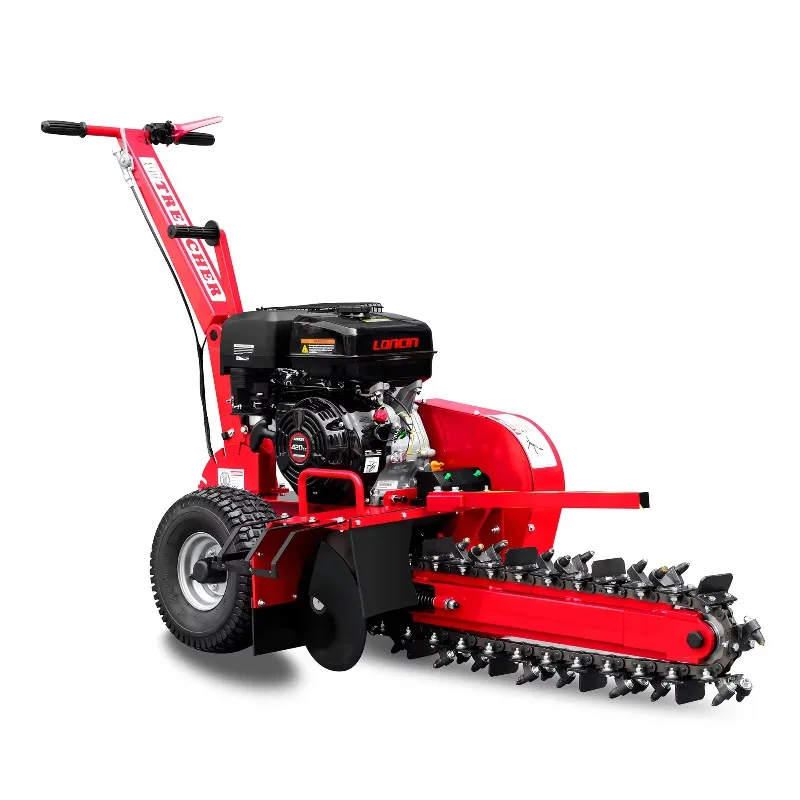 

Customized 15HP Tracked Double-Chain Trencher orchard trencher Farm Orchard Cable Pipeline Ditching 600mm Depth