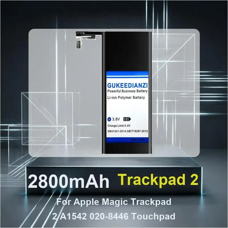 Trackpad 2 2800mAh High Capacity Trackpad Battery For Apple Magic Trackpad 2 A1542 020-8446 Touchpad