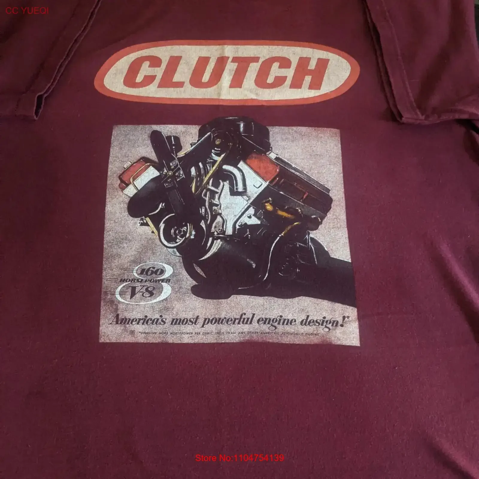 Camiseta Clutch Tour 1993, camiseta rara con estampado de COC Helmet Kyuss The Sword Fu Manchu Stoner Rock, ropa informal lavada vintage con gráficos