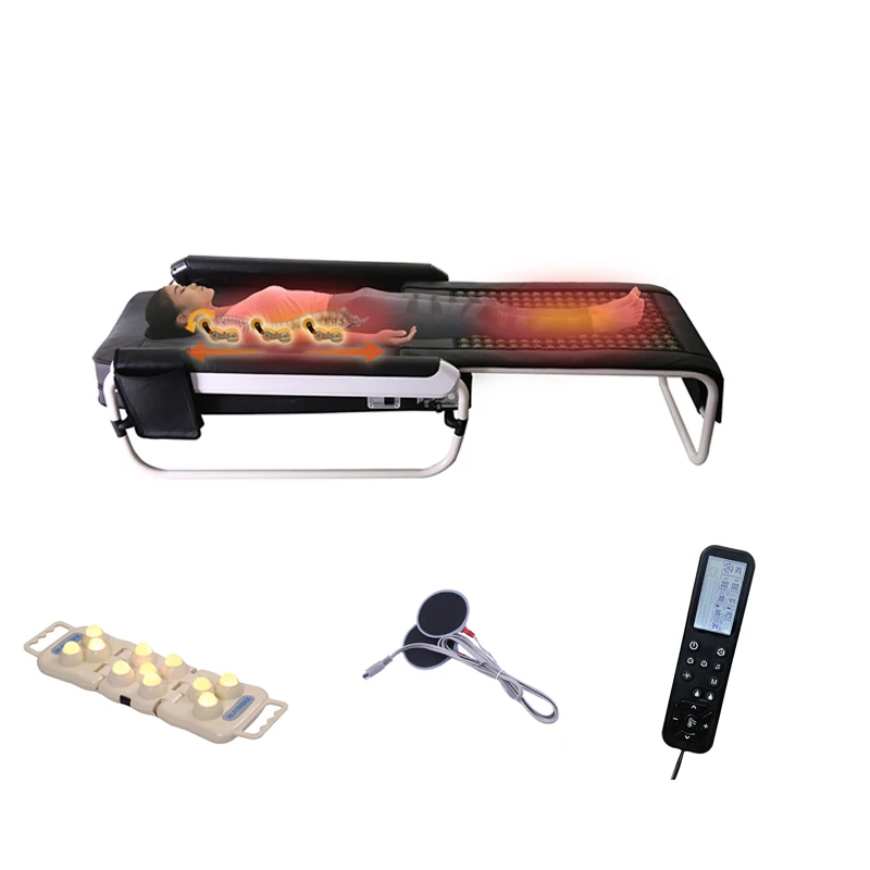 

Массажная кровать в корейском стиле V3 Jade Master с инфракрасным подогревом, термокаменной терапией и функцией вытяжения позвоночника для салонов красоты