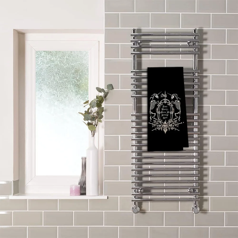 Halloween Dark Memento Mori The Undead Kitchen Dishcloth Gothic Tea Hand Towel Bathroom Gothic for party decor supplies favors