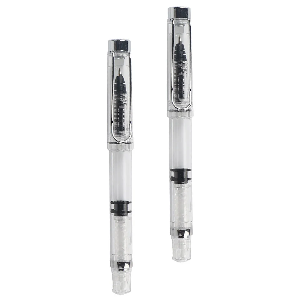 Water-based Pen Multi-function Office Simple Ink Piston Filling Delicate Calligraphy Gel Pens Come