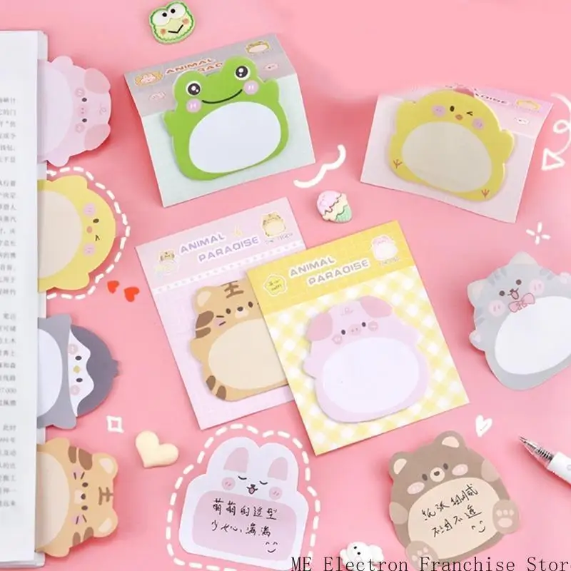 Notas adhesivas dibujos animados T5EA 60x58 mm Notas bolsillo almohadilla