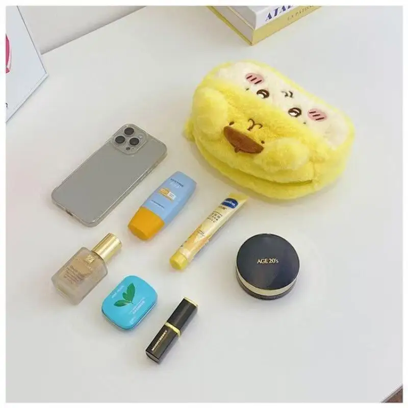 Kawaii Chiikawa Plush Pen Case Cartoon Usagi Hachiware Cute Large Capacity Stationery Pouch Cosmetic Pouch Christmas Gift