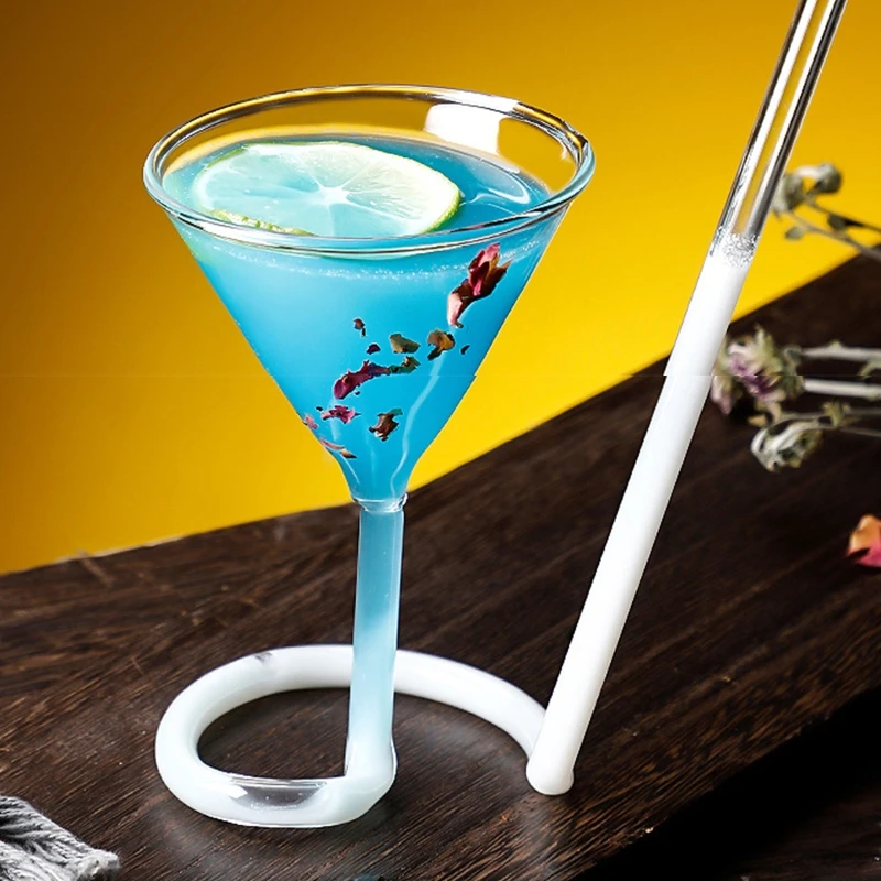 Rượu Vang Đỏ Ly Cocktail Whisky Rõ Ràng Cốc Đựng Nước Ép Cốc Uống Ống Trang Sức Giọt