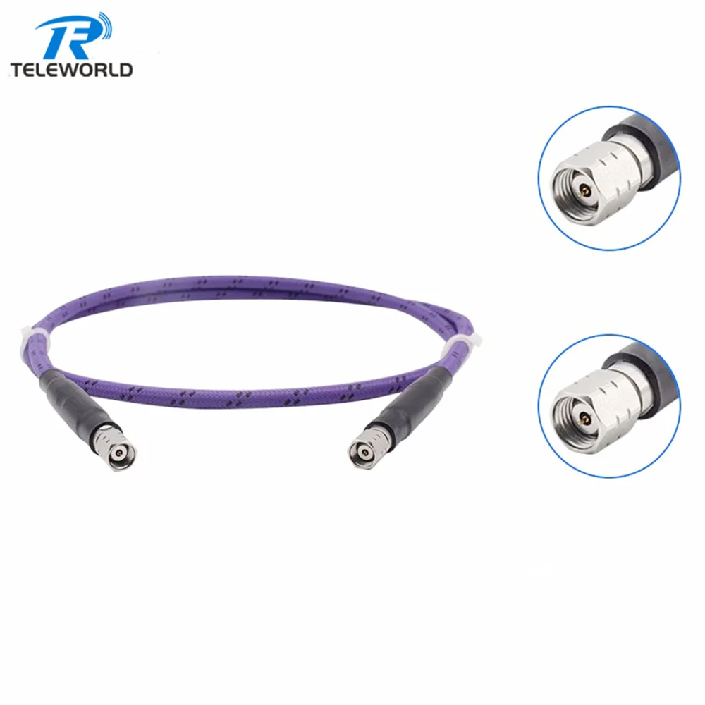 67GHz 1.85mm High Precision Armor Cable Assemblies Test Cable Assembly