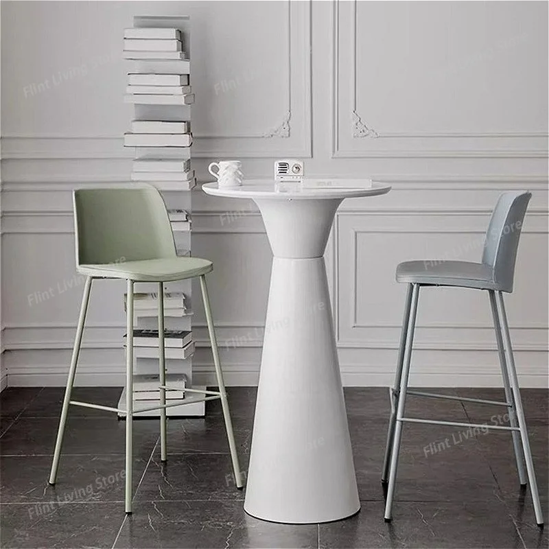 

Italian Style Minimalist Cafe Tables Modern Circle Restaurant Bar Coffee Tables Commercial Use Cafe Furniture