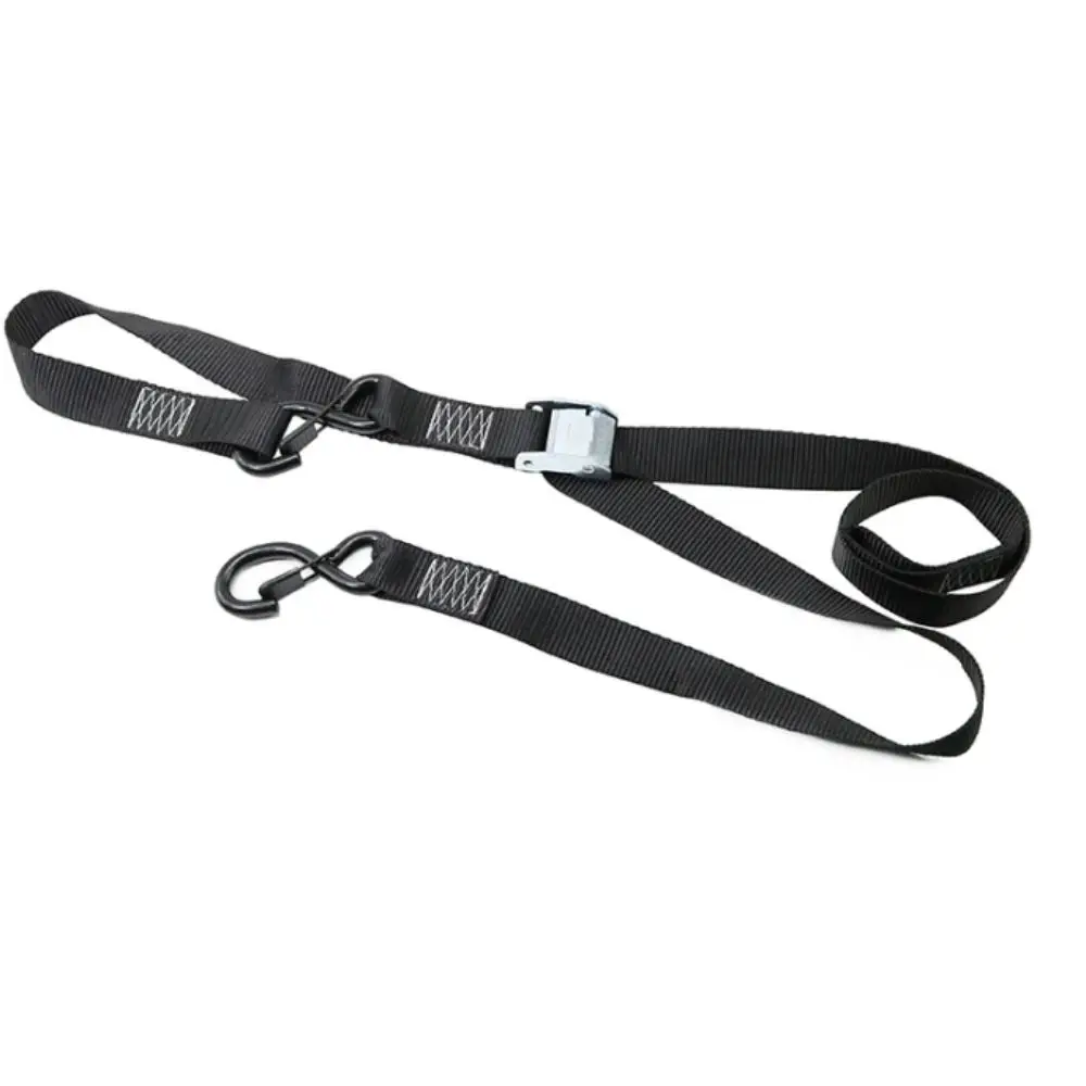 Lock S Hook Tie Down Strap Heavy Duty Long Belt Cargo Lashing Belt Secure Universal Ratchet Ratchet Strap