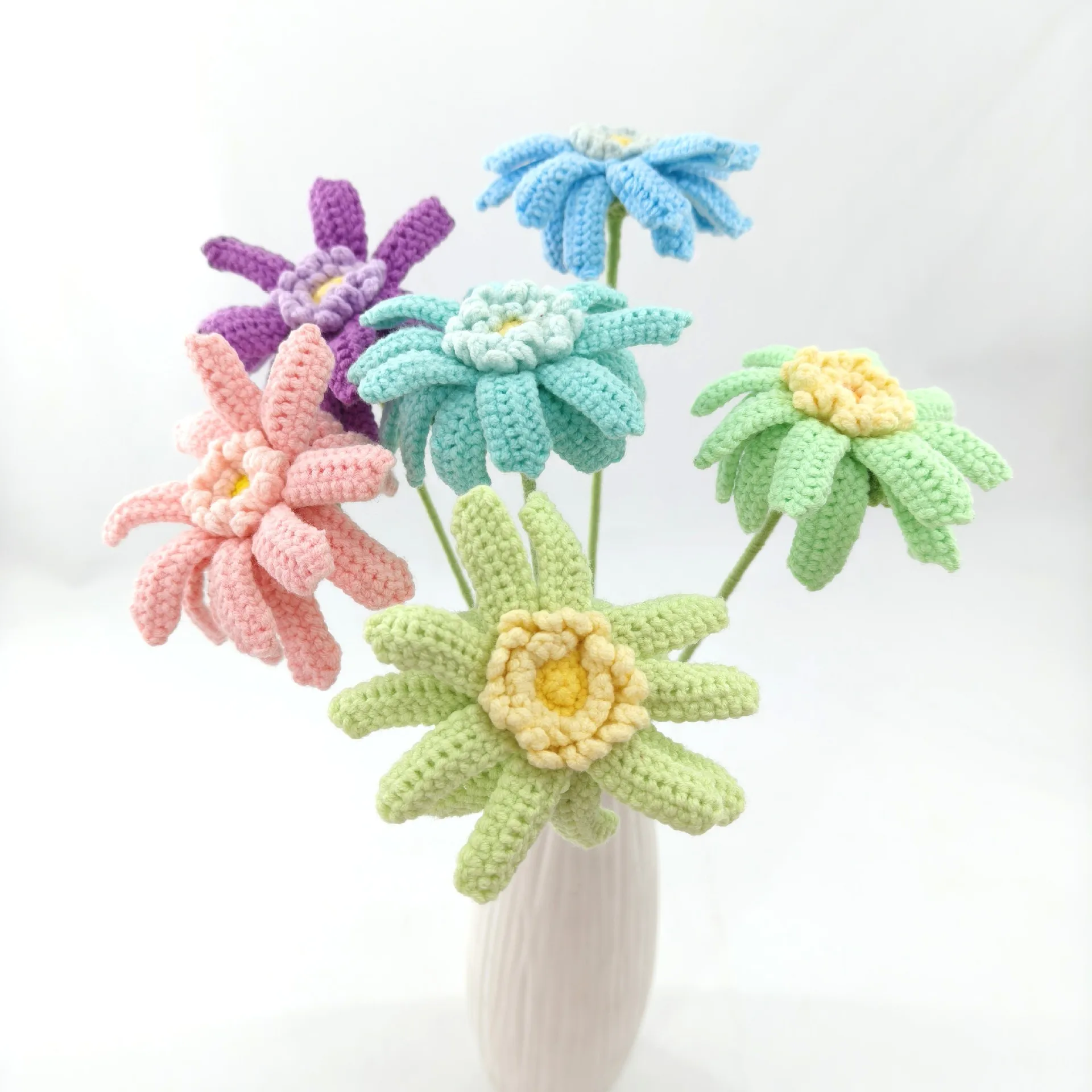 

Artificial Bouquet 3 Branhces Wedding Hotel Indoor Decor Preserved Flower Fake Flowers Decorative Everlasting Flower Arrangement