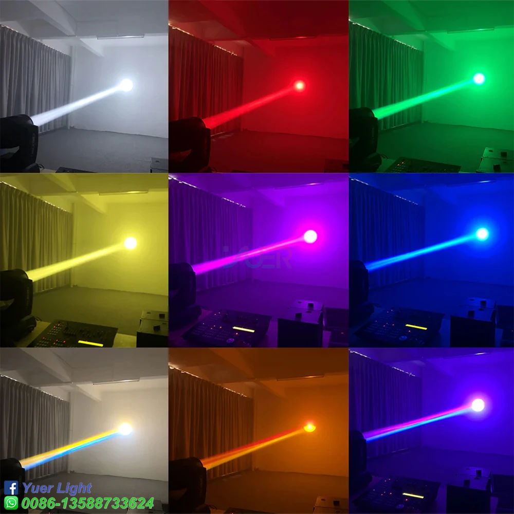 Imagem -05 - Beam Moving Head Zoom Light Iluminação de Palco Gobo Spot Controle Dmx512 dj Disco Club Teatros Banquete 12r 230w Pcs por Lote