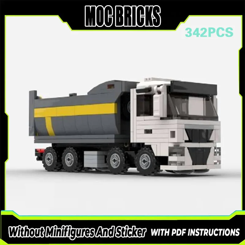 

City Car Model MOC Building Bricks Heavy Self-Dumping Truck Modular Technology Gifts Holiday Assemble Children Toys Suit