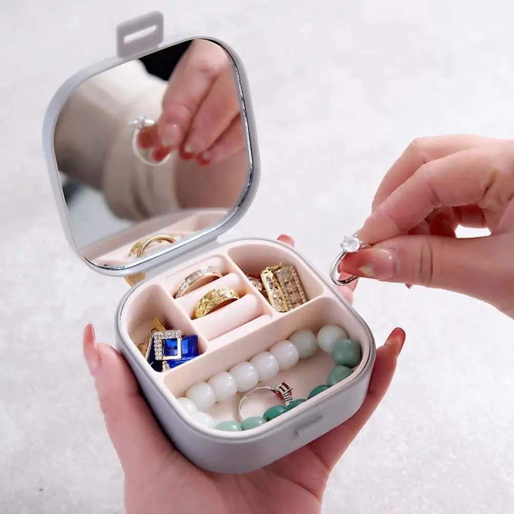 

Travel Mini Charger Storage Box Portable Earphones Multifunctional Storage Box Plastic Dustproof Data Cable Storage Box Office