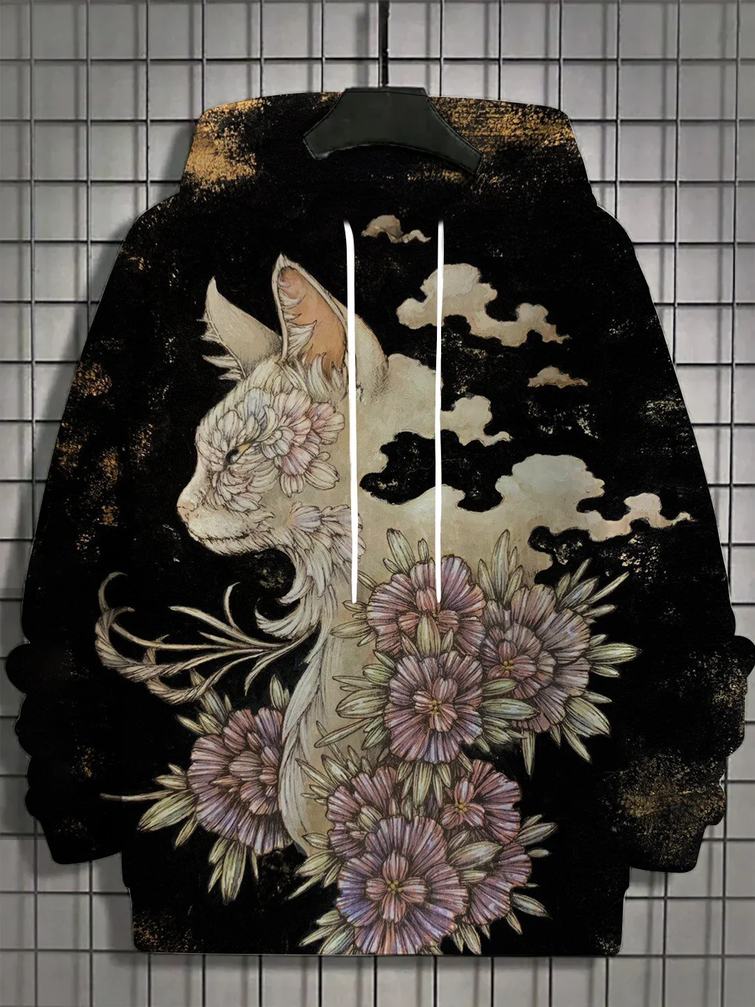 Funny Japanese Cat style kitten  3d printedmen\'s hoodie Autumn New fun hoodie men\'s hoodie casual fashion hoodie sweatshirt