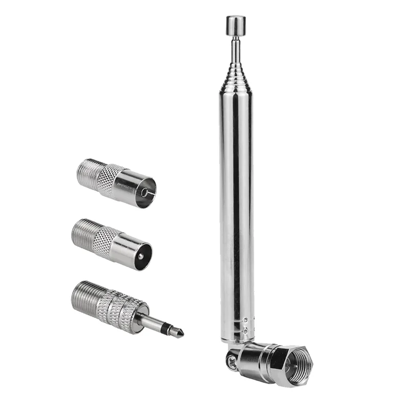 Ingenious-วิทยุ FM เสาอากาศเปลี่ยน Telescopic สกรู F ประเภทปลั๊กอะแดปเตอร์สําหรับ AV สเตอริโอ Home เครื่องขยายเสียง