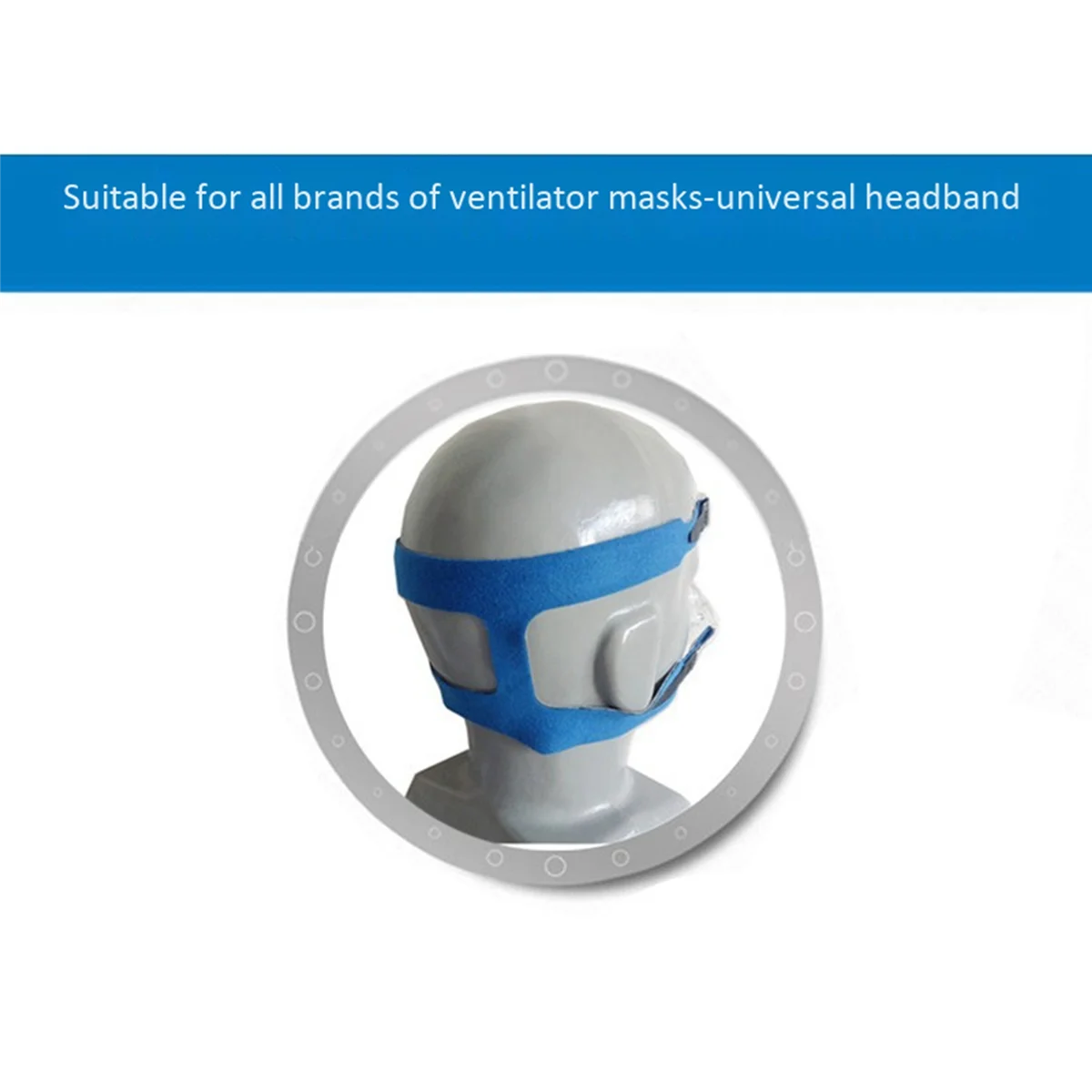 FZFZ 6X Universal Kopfbedeckung Kopfband Ventilator Band Strap für CPAP