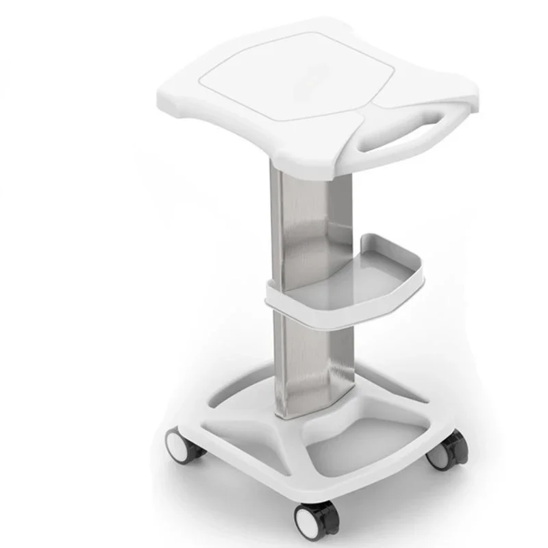 

Beauty Equipment Double-layer Storage Rack Rolling Wheel Beauty Salon Household Trolley Cart Face Skin Care Tools