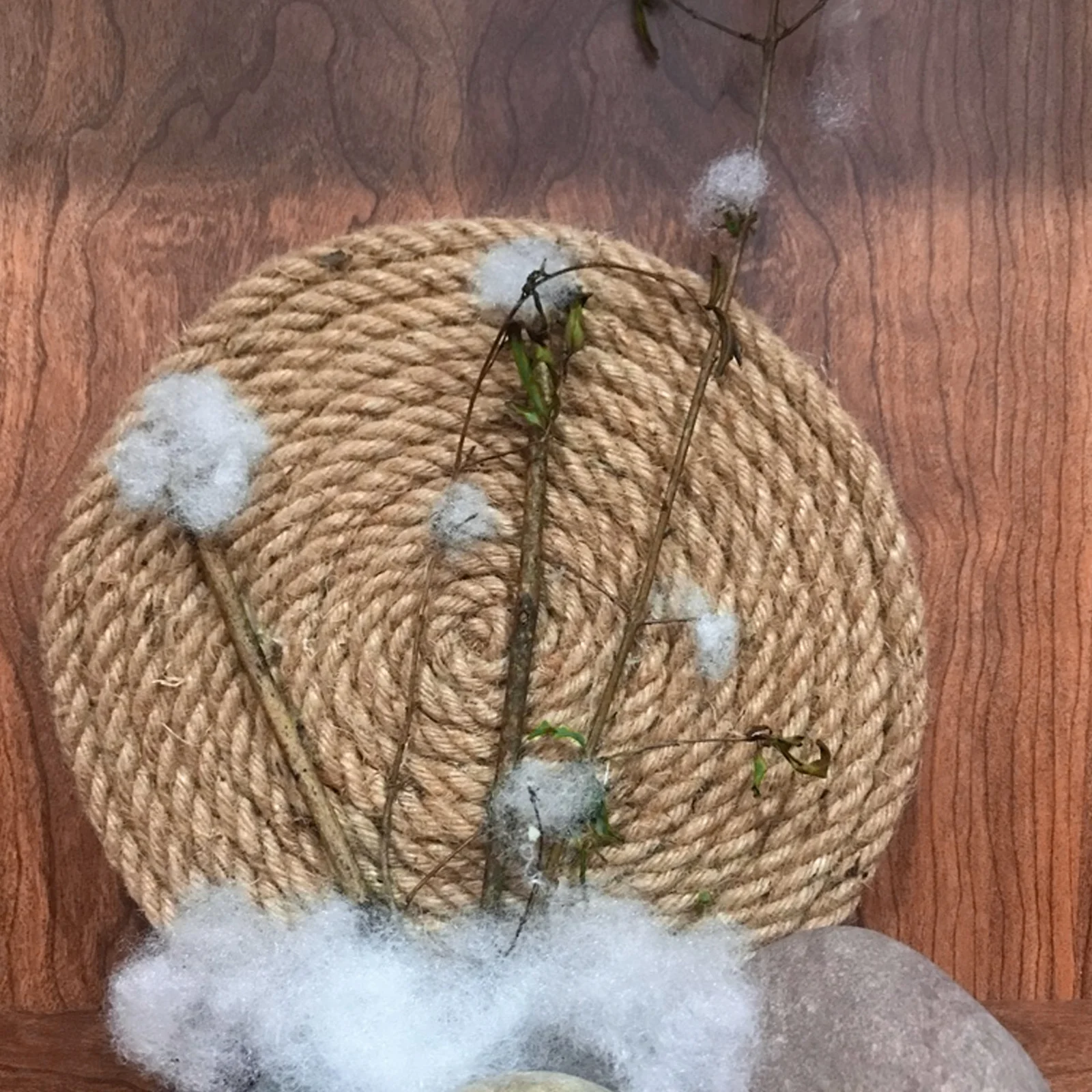 1 conjunto de corda de juta trançada, fio decorativo grosso, embalagem, artesanato, casa, árvore de natal, guirlanda, acessório de festa