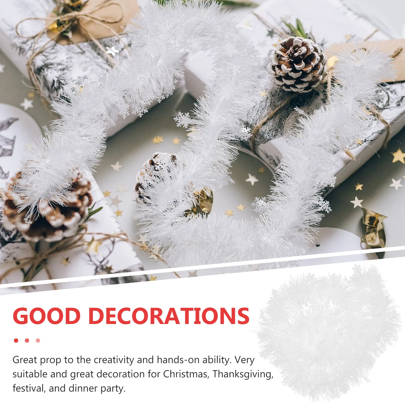 4Pcs Versatile Xmas Sashes Bright Color Long Size Easy Bend Stay Put Lightweight Practical Christmas Decor Hanging Ribbon