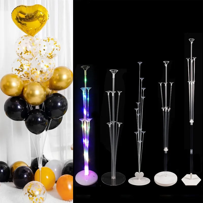 

Reusable Birthday Balloon Stand Kit Balloon Stick Tubes Arch Holder for Wedding and Birthday Baby Shower Party Decoration