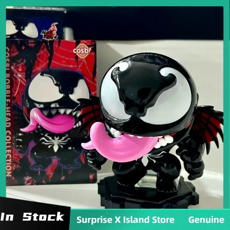 オリジナルホットトイズマーベルスパイダーマン 2 シリーズブラインドボックスヴェノム Cosbi アニメフィギュアグッズモデルの装飾誕生日ギフトのおもちゃ