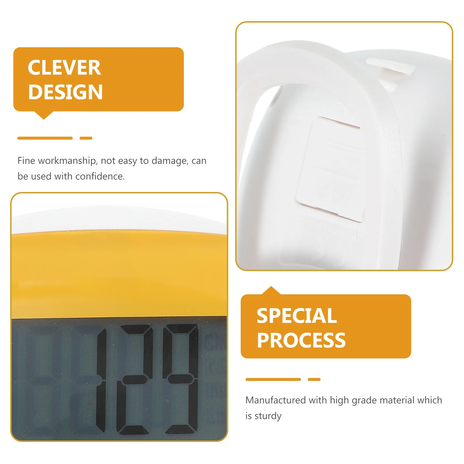 

Sport Electronic Pedometer Portable Durable ABS Distance Calorie LCD Display Fitness Supplies Digital Pedometer