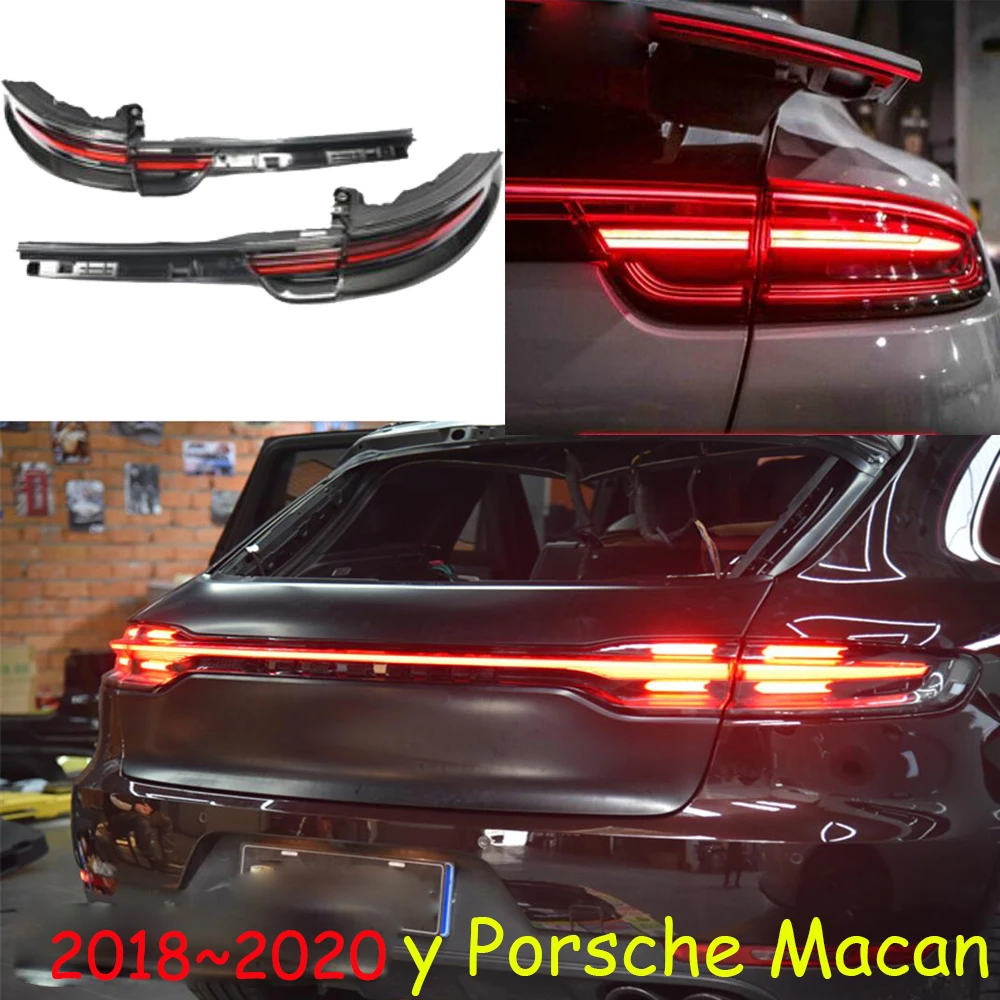 

Задний фонарь автомобильного бампера для Porsche Macan, задний фонарь, отражатель 20018 ~ 2020y, задний фонарь для Porsche Macan, противотуманная фара