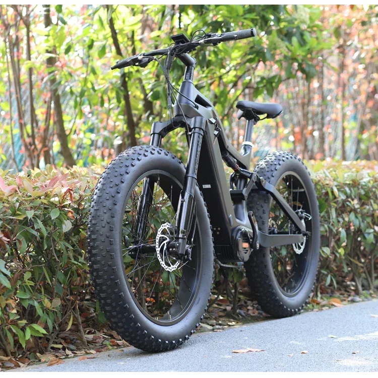 Down Hill Full Suspension Carbon Frame E bikes Bafang m Electric Bicycle Electric Mountain bike