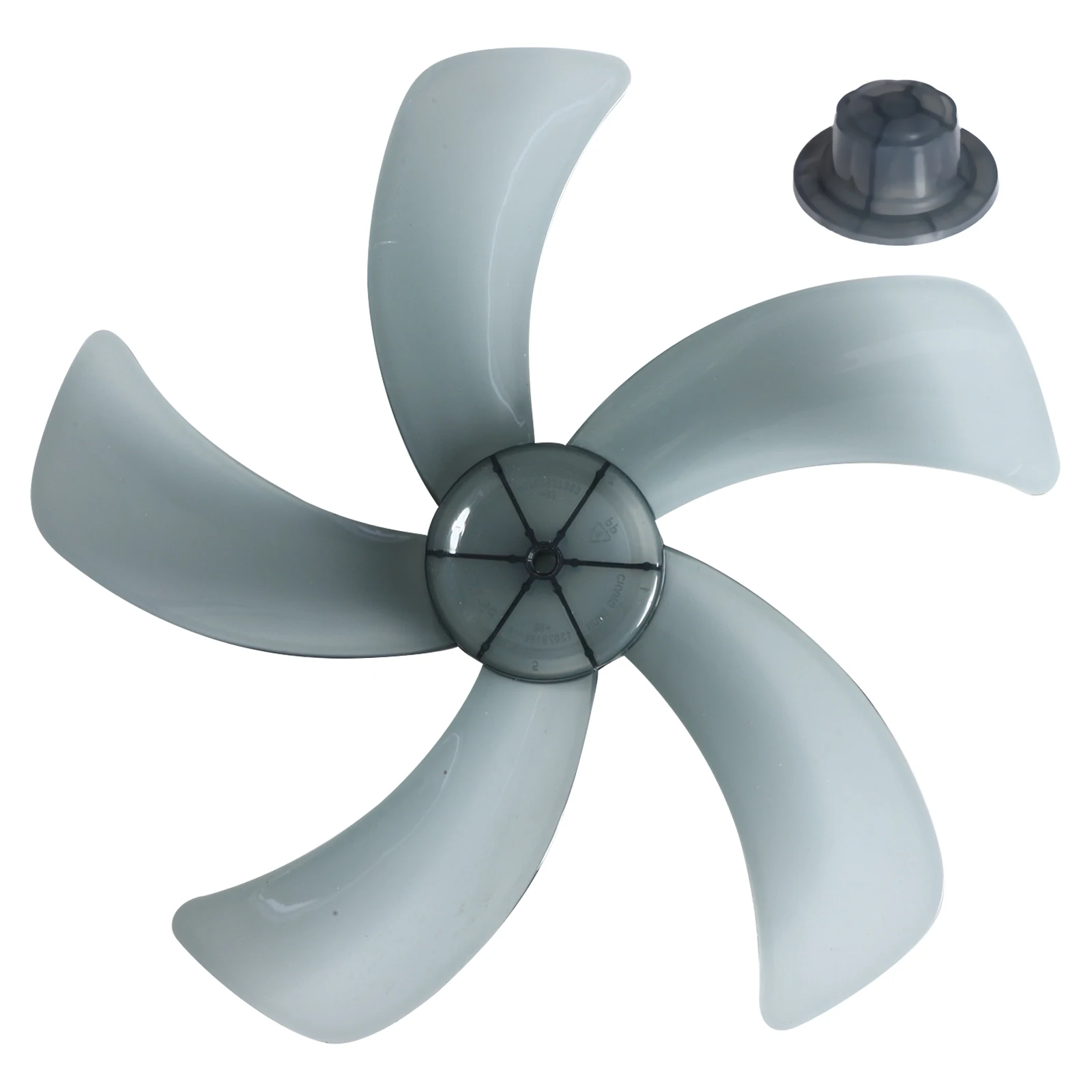 Wymiana plastikowych łopatek wentylatora 4/5/7 łopatek z nakrętką do domowego wentylatora na stojaku, elektrycznego wentylatora stołowego, akcesoria, część.