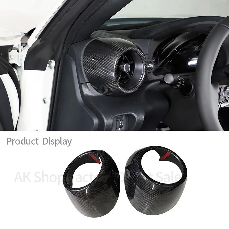 

For Toyota 86 Subaru BRZ 2022 Real Carbon Fiber Front Side Air Outlet Decorative Panel Frame Cover Trim Car Interior Accessories