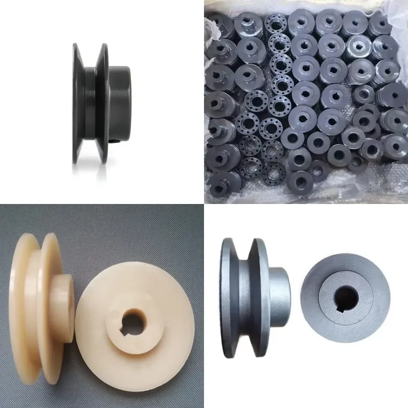 2 Groove V Sheaves Iron 150mm OD 50mm Groove Bore V-Belt Pulley with OEM Service