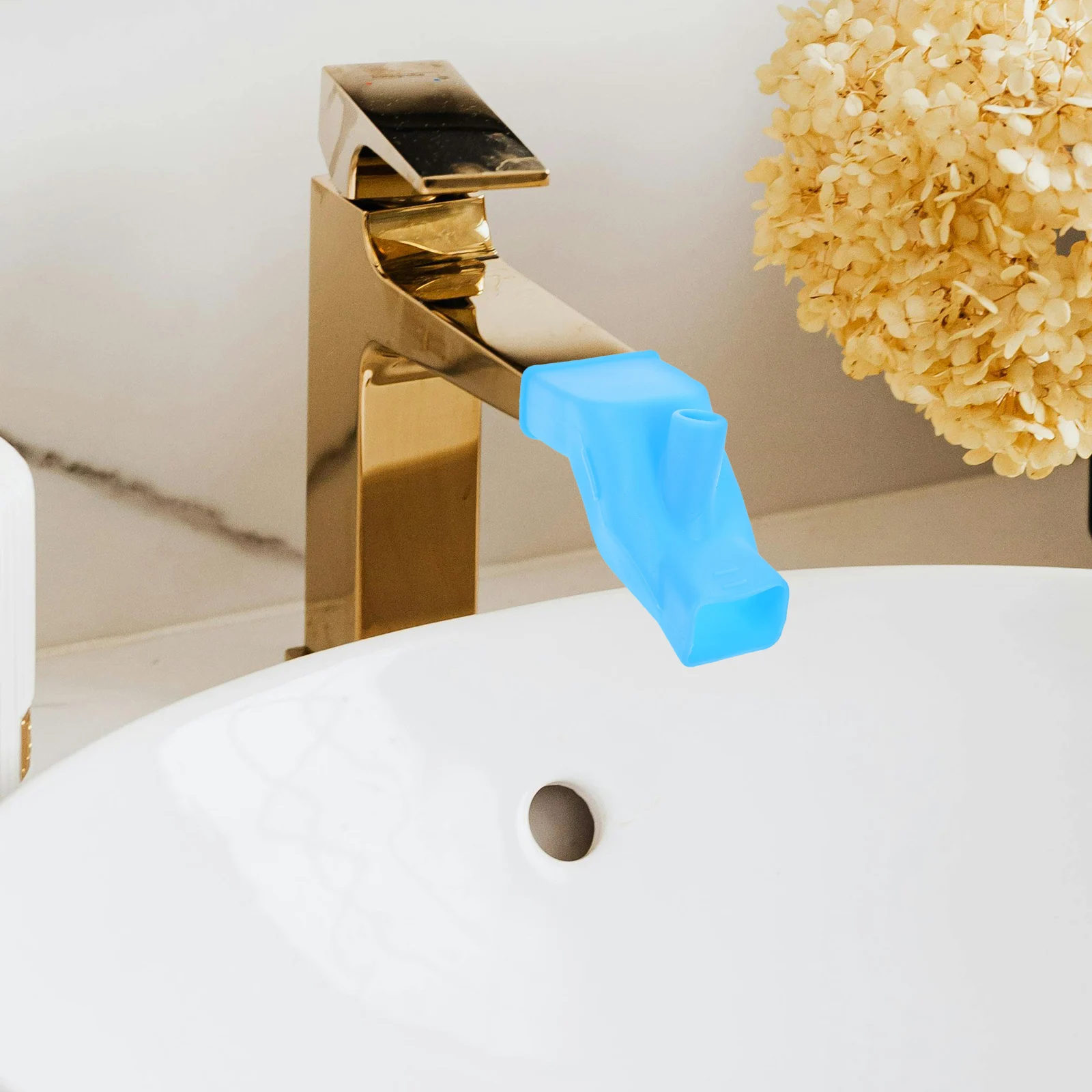 

6pcs Faucet Handle Extender Sink Tap Sprayer Water Guiding Gutter Kitchen Bathroom Children Wash Helper Pink Green